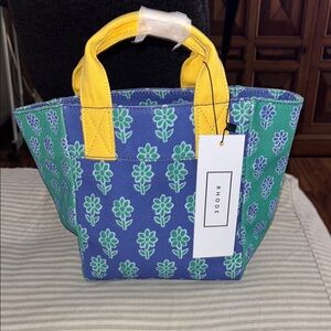 Rhode Blue and Yellow Floral Women's Bag